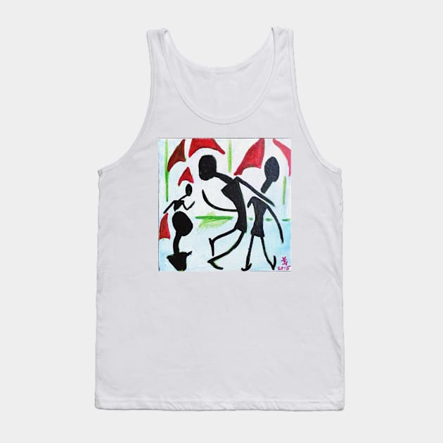 Walking in the rain Tank Top by lorgh